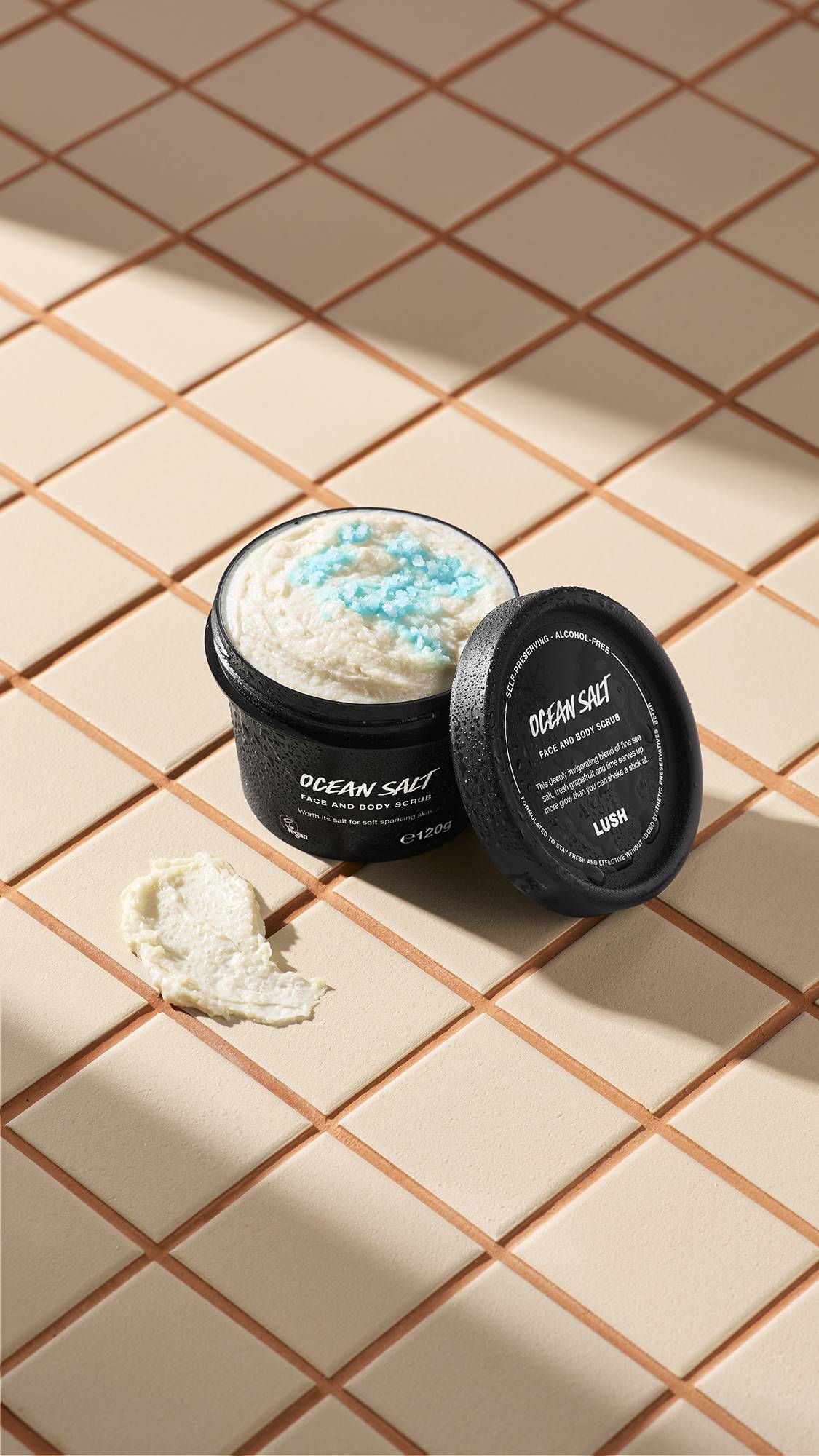 Ocean Salt Face And Body Scrub Alcohol-Free and Self-Preserving