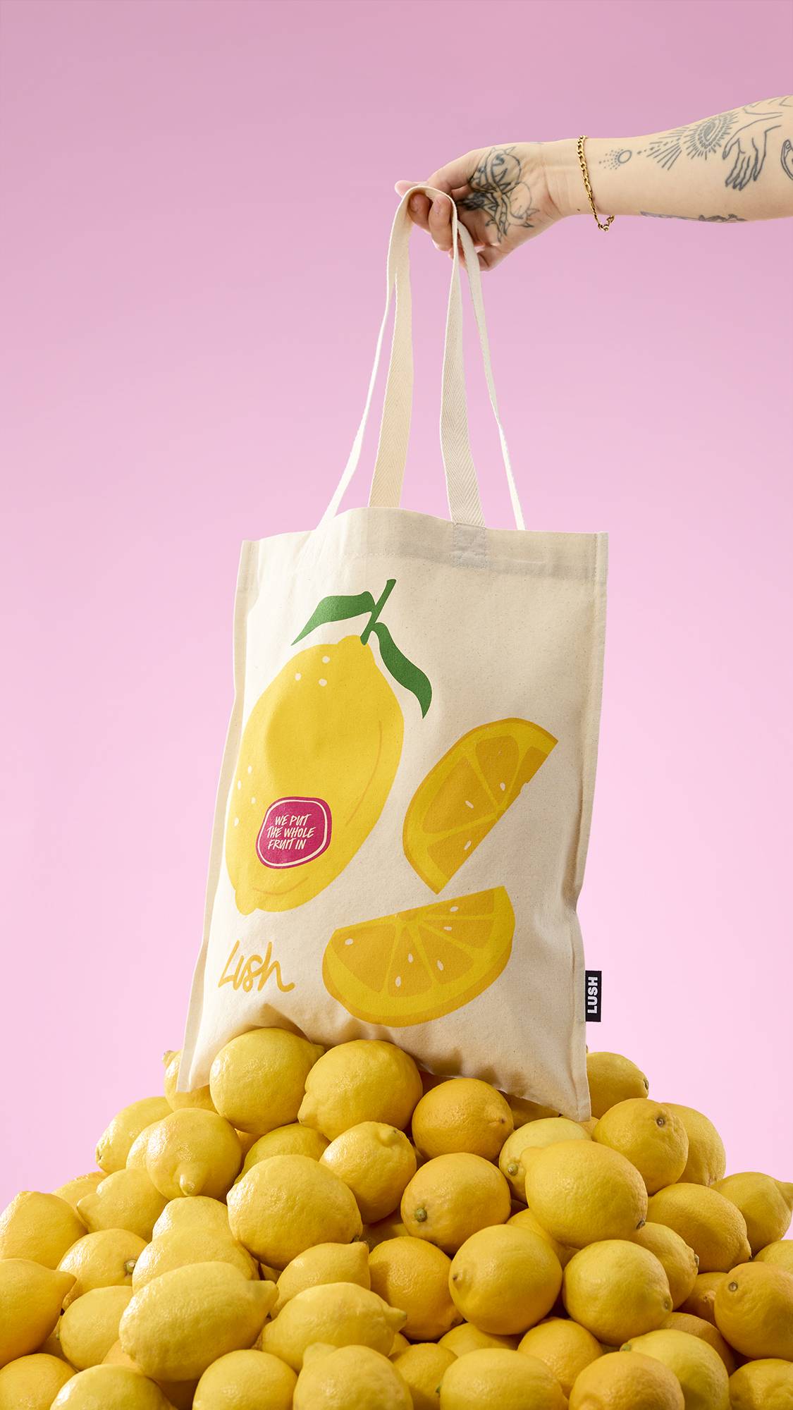 Lemon Tote Bag