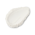 Silky Underwear. A neatly smudged swatch of ultra-fine, white dusting powder.